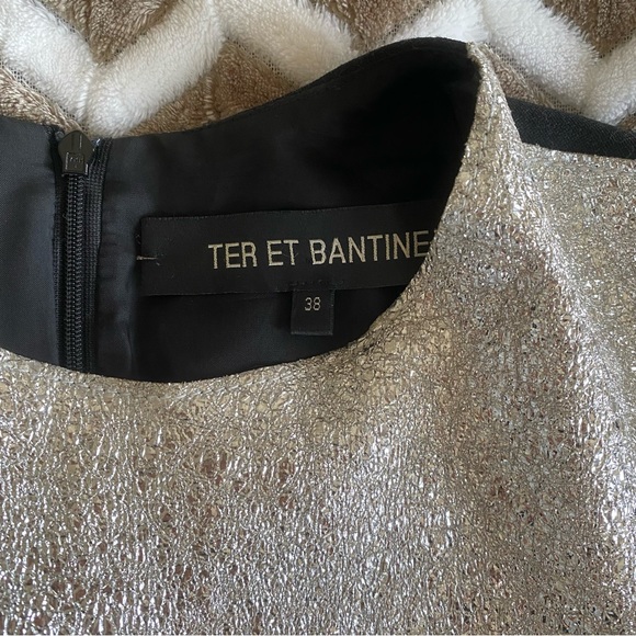 RARE!!! TER ET BANTINE SILVER TOP LONG
SLEEVE ZIPPER SIZE 38EU(XS) - Picture 8 of 9